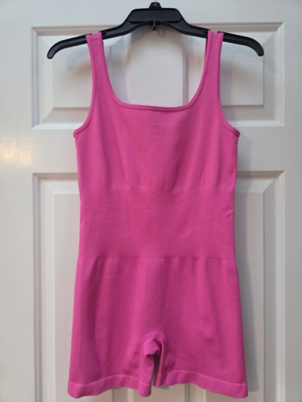 Women's Hot Pink Sleeveless Romper